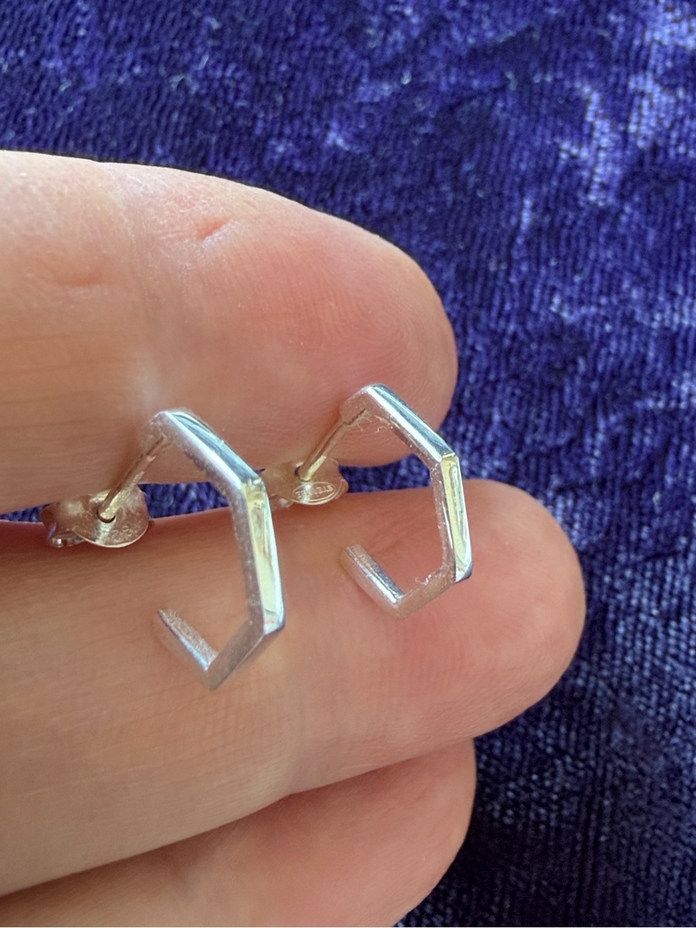 925 sterling silver minimalist earrings by Ste & Bee